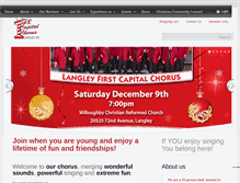 Tablet Screenshot of firstcapitalchorus.org
